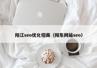 阳江seo优化招商（阳东网站seo）